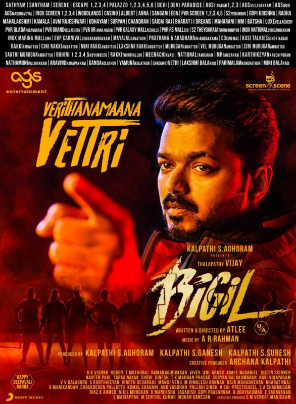 Movie New Still Vijay Bigil Released 171