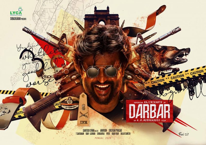 Rajinikant Ar Murugadoss Movie Darbar Poster 239