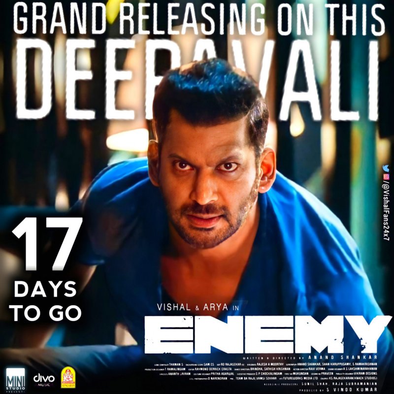 Deepavali Release Movie Enemy 359