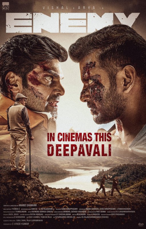 Vishal Arya Movie Enemy Release On Diwali Movie New Still 324