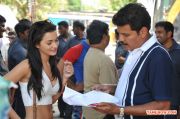 Director Shankar Amy Jackson At The Sets Of Movie I 557