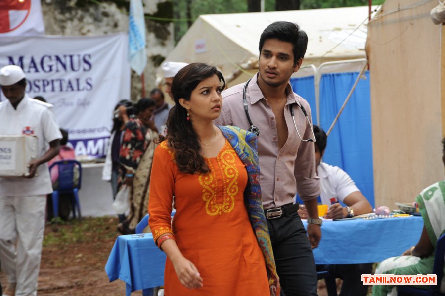 Nikhil And Swathi In Movie Karthikeyan 354