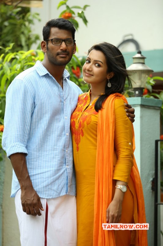 Vishal Catherine Tresa In Kathakali Movie Wallpaper 234