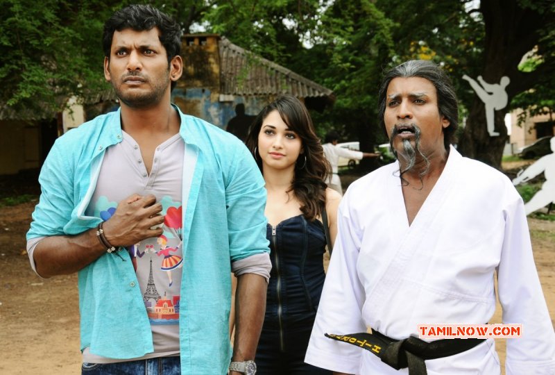 Vishal Tamanna Kaththi Sandai Movie New Pic 322