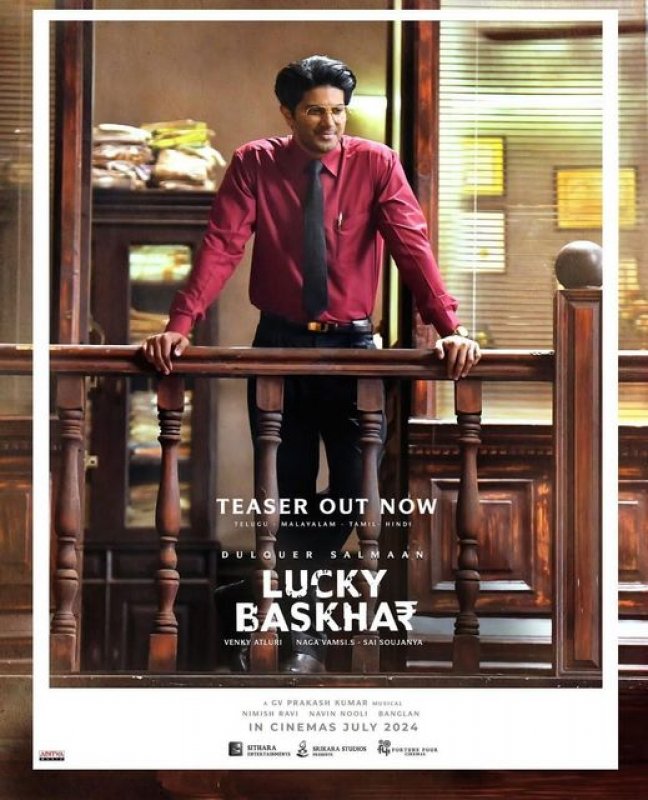 Film Dulquar Salman Multilingual Movie Lucky Baskhar 773