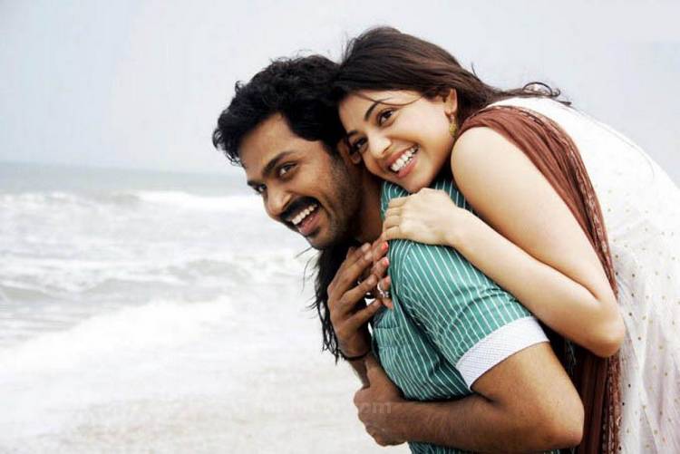 Karthi And Kajal Agarwal Still 10