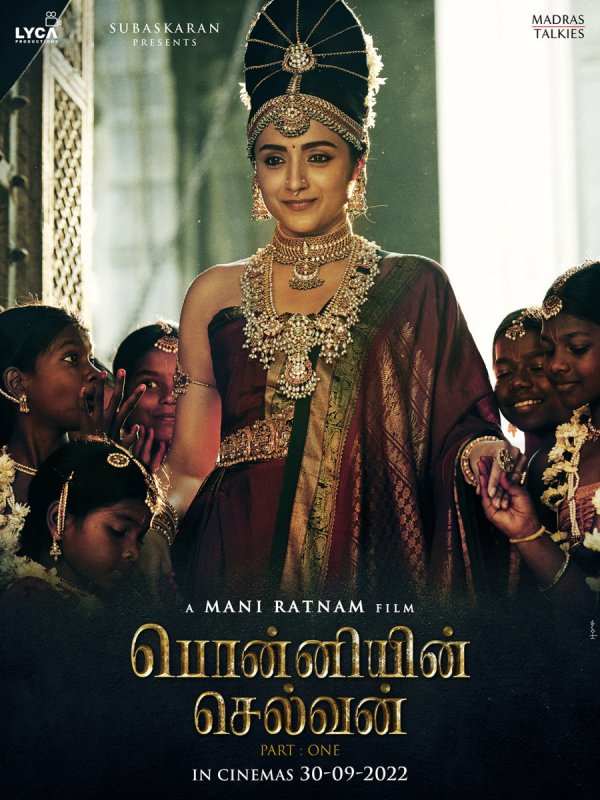 Trisha Krishnan In Ponniyin Selvan Poster 15