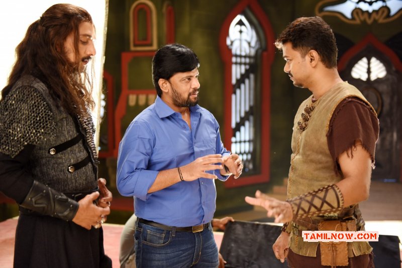 Vijay At Puli Location 15