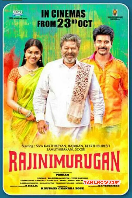 Keerthi Siva Karthikeyan Rajkiran Rajini Murugan Oct 23 400