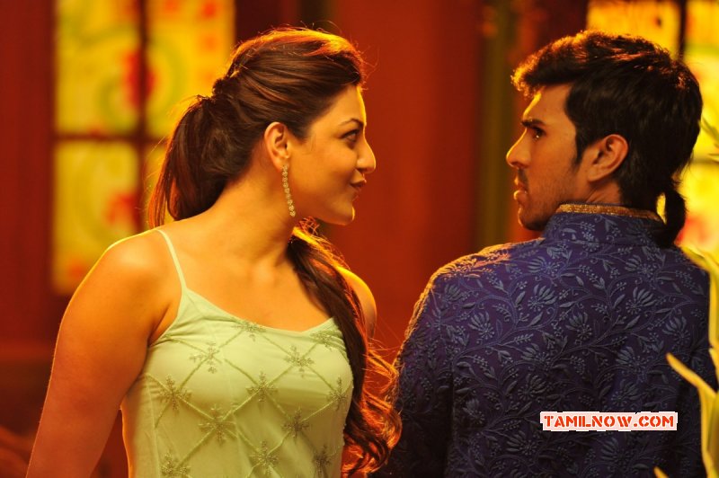 Kajal Agarwal And Ramcharan In Ramleela Album 101