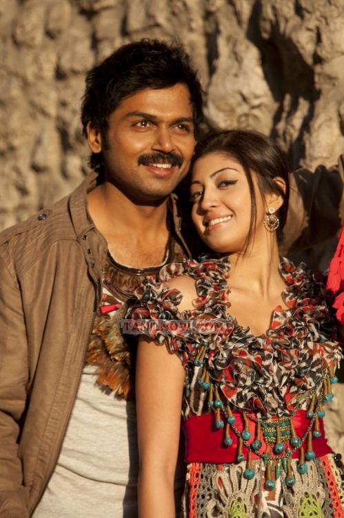 Karthi And Pranitha Photo In Saguni 549