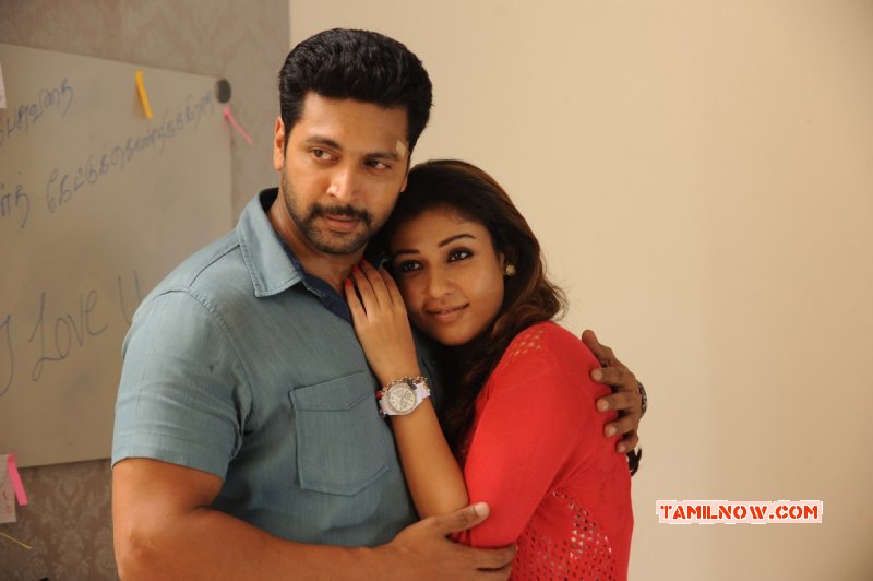 Jayam Ravi Nayantara In Thani Oruvan Movie New Still 674