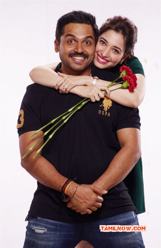 Movie Pic Karthi Tamanna In Thozha 673