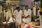 Santhanam And Silambarasan In Film Vaalu 777