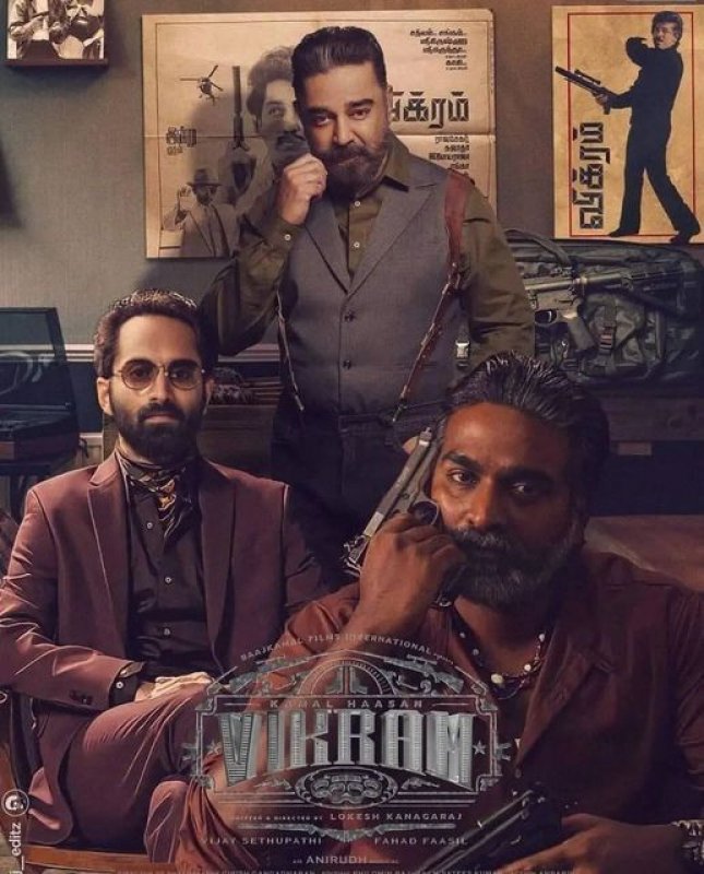 Kamalhaasan Fahad Faasil Vijay Sethupathi Movie Vikram 631