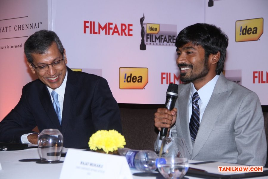 61st Filmfare Awards Pressmeet With Dhanush 9703