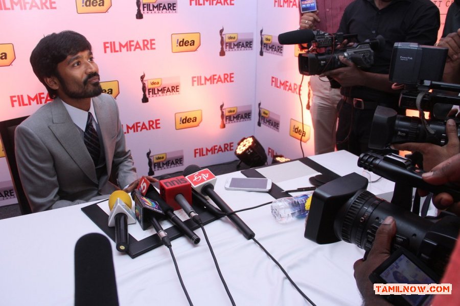 61st Filmfare Awards Pressmeet With Dhanush Stills 3236