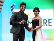 Adharva Receiving Award From Samantha 955
