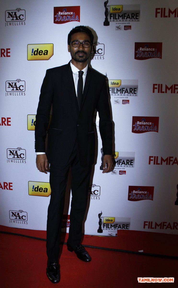 Dhanush At 61st Idea Filmfare South Awards 2013 531