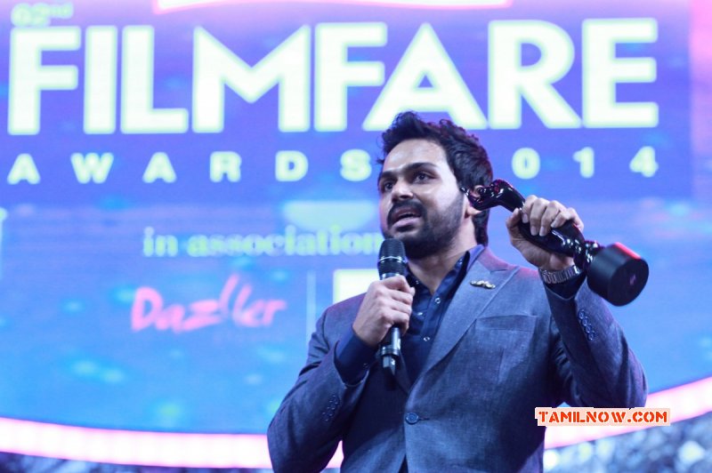 Actor Karthi At 62nd Filmfare Awards 513