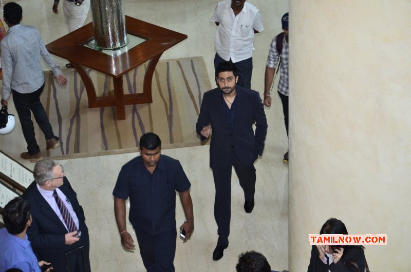 Latest Pics Tamil Function Abhishek Bachchan Introduces Isl Chennai Fc Team 8029