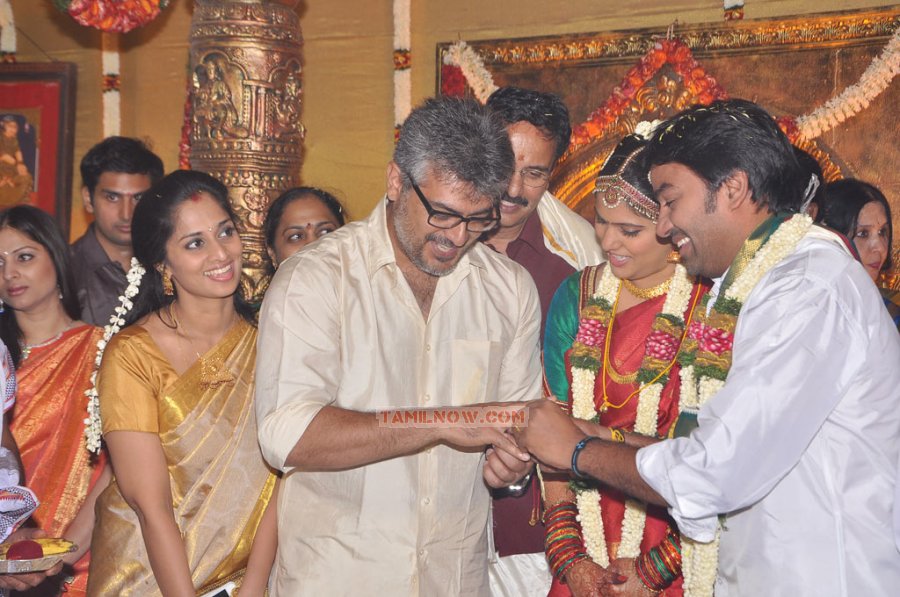 Ajith And Shalini At Shiva Wedding 184