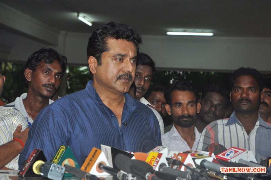 Sarathkumar At Manjula Vijayakumar House 625