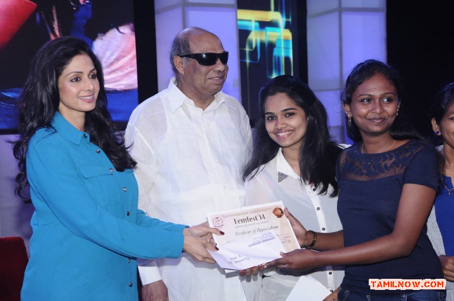 Actress Sridevi At Sathyabama University 7314