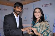 Aishwarya And Dhanush Unveil Prince Jewellery Platinum Stills 5457