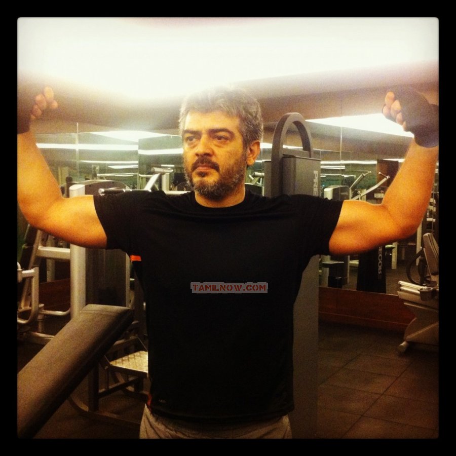 Ajith Kumar Gym Work Out 2621