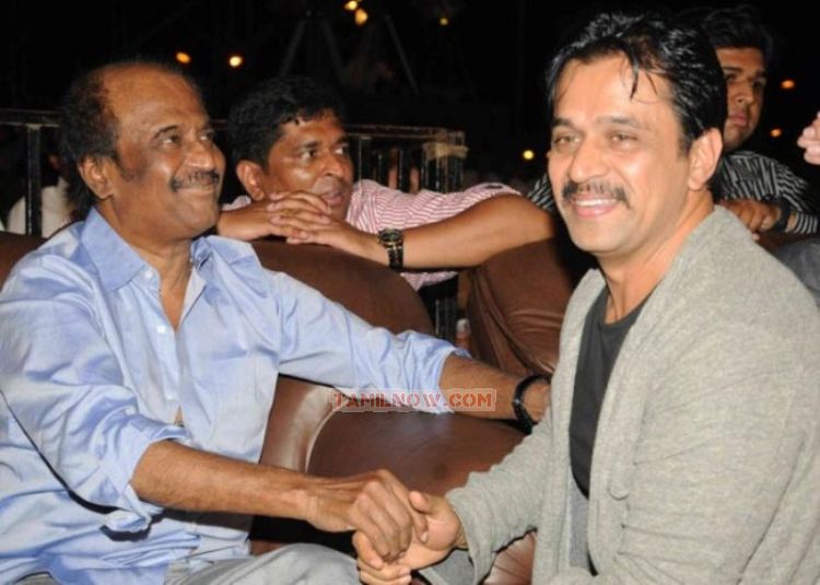 Rajinikanth And Arjun At Ambarish Birthday 2012 515