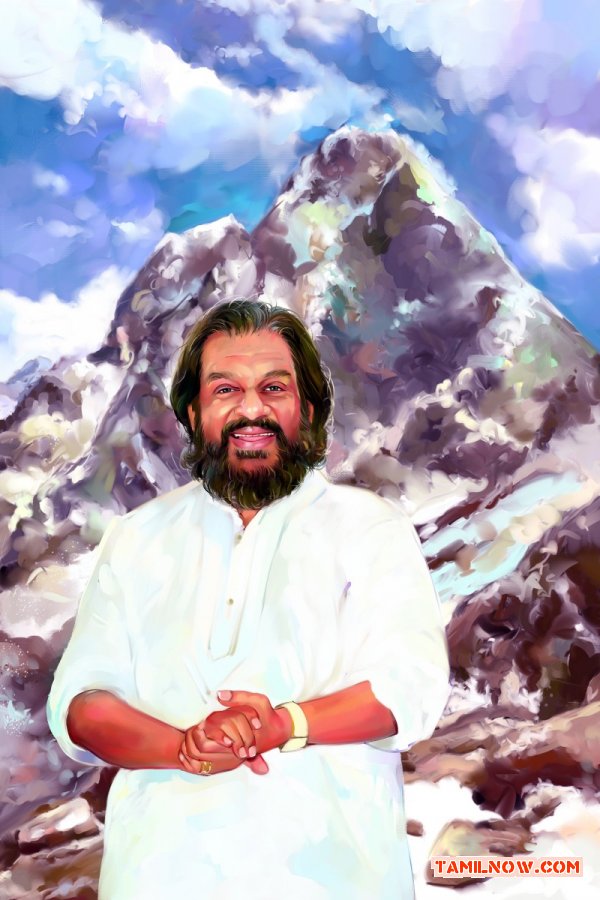 Kj Yesudas Painting By Ap Sreedhar 791