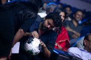 Vijay Signs Football At Bigil Audio Launch 743