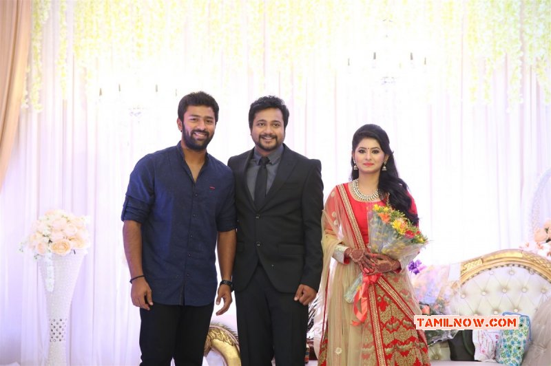 Apr 2016 Images Bobby Simha Reshmi Menon Wedding Reception Tamil Function 227