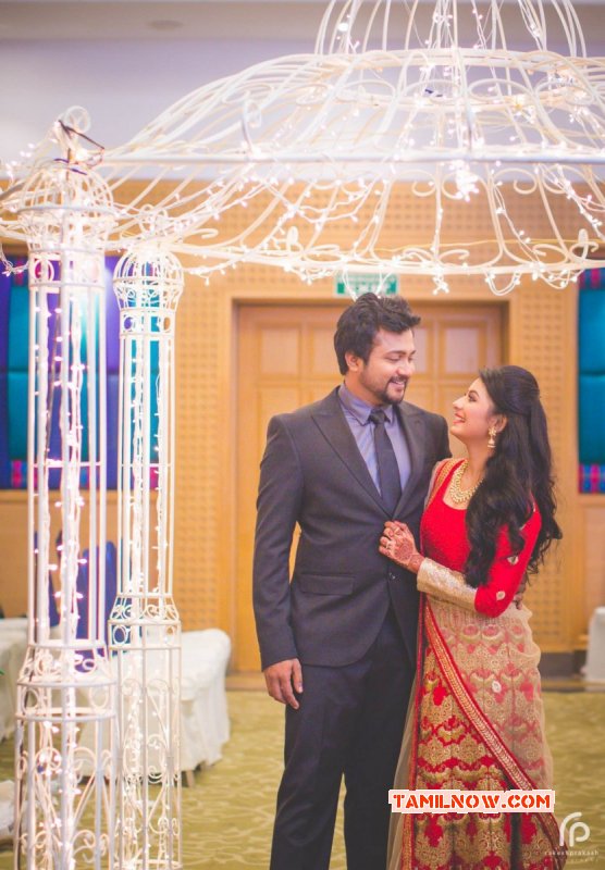 Bobby Simha Reshmi Menon Wedding Reception 20