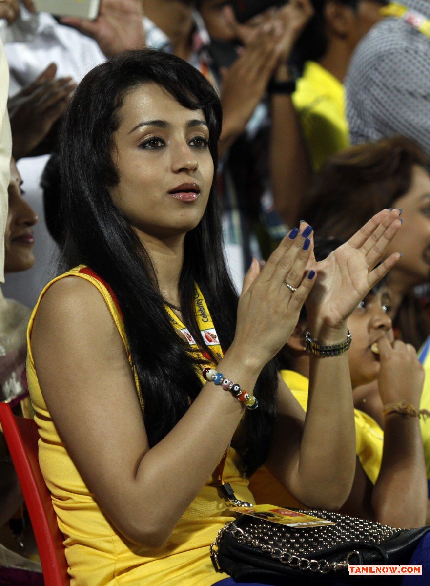 Trisha Ccl4 Kerala Strikers Vs Chennai Rhinos Match 447