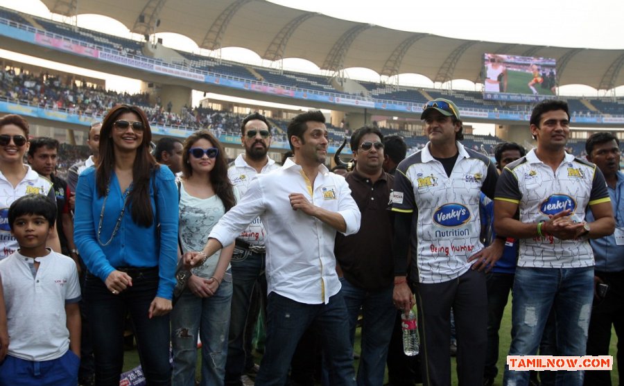 Ccl 4 Mumbai Heroes Vs Chennai Rhinos Match Stills 5134