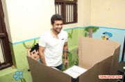 Surya At Polling Booth 149