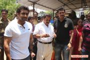 Surya Sivakumar And Karthi At Polling Booth 638
