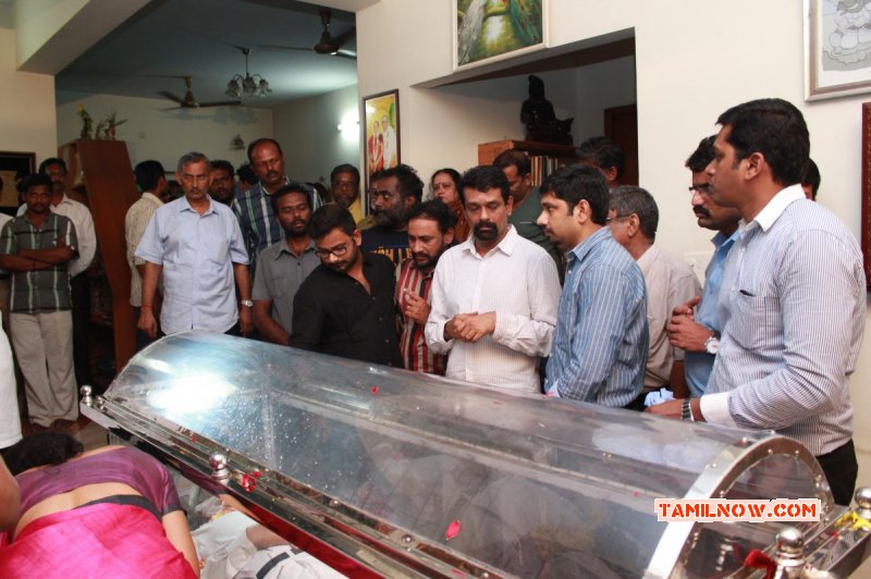 New Image Celebrities Paid Homage To K Balachander Tamil Movie Event 7715