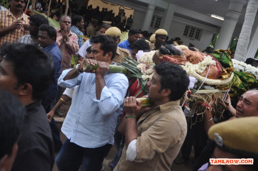 Celebrities Pay Last Respects To Manjula Vijayakumar 5653