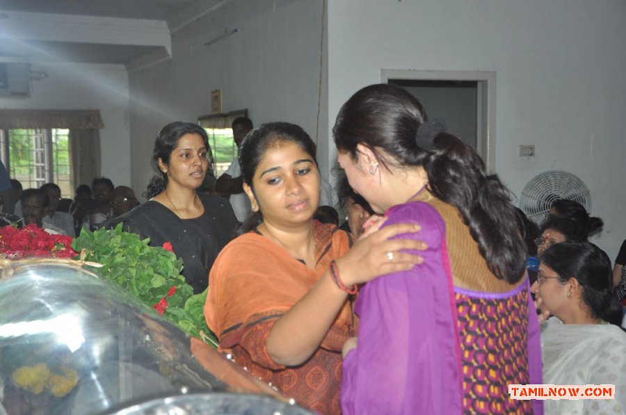 Celebrities Pay Last Respects To Manjula Vijayakumar 767