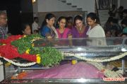 Celebrities Pay Last Respects To Manjula Vijayakumar Photos 4906