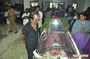 Celebrities Pay Last Respects To Manjula Vijayakumar Photos 9011
