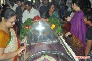 Celebrities Pay Last Respects To Manjula Vijayakumar Stills 2843