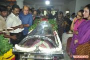 Celebrities Pay Last Respects To Manjula Vijayakumar Stills 8491
