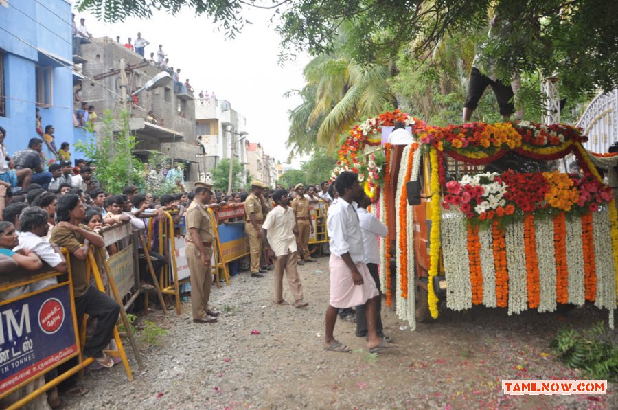 Celebrities Pay Last Respects To Manjula Vijayakumar Stills 8733