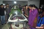 Celebrities Pay Last Respects To Manjula Vijayakumar Stills 9498