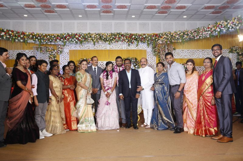 Charlie Son Adhithiya Wedding Reception 2019 Stills 3677