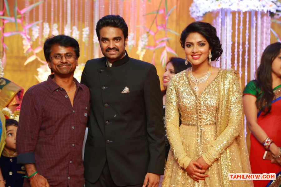 A R Murugadoss At Vijay Amala Paul Reception 314